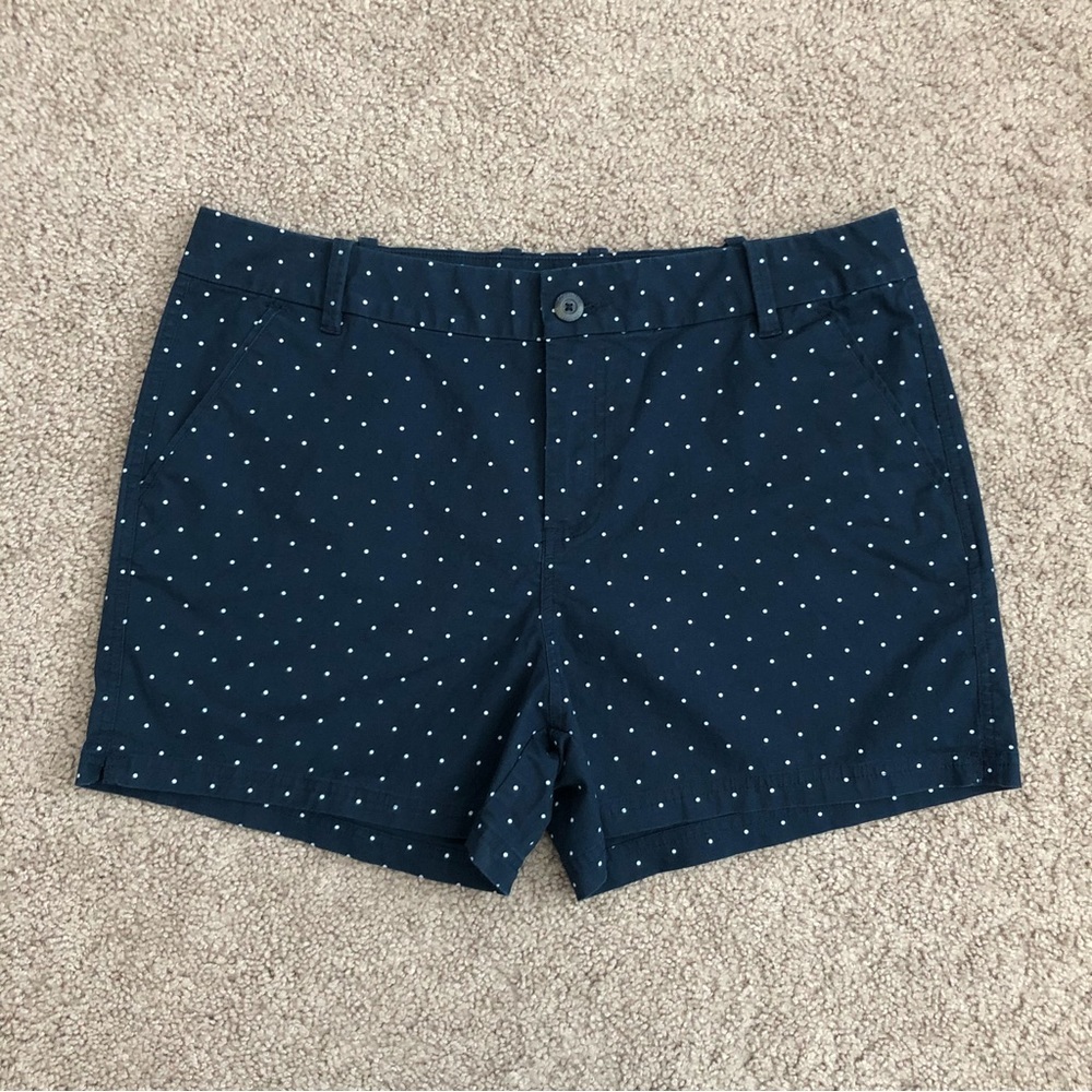 Columbia PFG Navy Blue Polka Dot Shorts